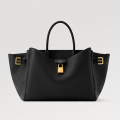 Louis Vuitton Vendôme Small Handbag Vendome M26502 Black M27040 Gray Chip Cowhide Leather Fashionable Modern Clutch Tote Crossbody Bag Bags #195567