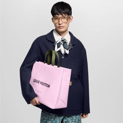 Louis Vuitton Shopper Tote MM Autres Cuirs Men Bags Fashionable Two-Tone Handbag Bag Trendy Casual Luxury Logo Print Clutch M24457 M13979 M13982 M26082 M15273 #82365A
