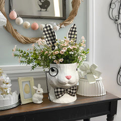 Monocle Bunny Decor Planter