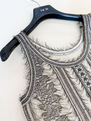Dior Women's Summer Lace Knit Stretch Hollow-Out Solid Color Sleeveless Vest Ngvp #2397