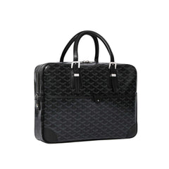 GOYARD Ambassade Men's and Women's Solid Color Letter Print Zipper Closure Cowhide Leather Handbag Briefcase Bag Bags #77228