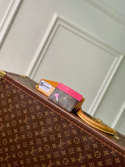 LOUIS VUITTON Lv Charms Card Holder Monogram Leather Keyring Card Case Stylish Refined. And Elegant Bag Bags #81832A