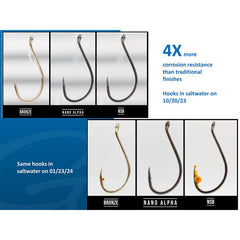 Gamakatsu Jig 90 Heavy Wire RB Nano Alpha Hooks - 25 Pack