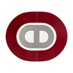 Red Rallye 24 - Small Oval Plate