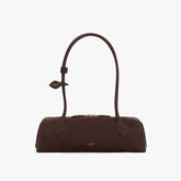 Alaia Le-Teckel Women's Goatskin Long Handle Handbag Solid Color Zipper Casual Shoulder Bag Bags #77835