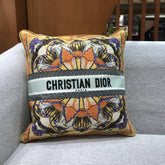 Square Pillow ¨C Orange India Toile de Jouy Voyage