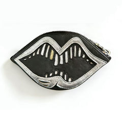 Chrome Hearts Mattyboy Red Lips Silver Lips Big Gold Teeth Limited-edition Wallets Coin Purses Id Holders And High-street Fashion Accessories Bags #195952