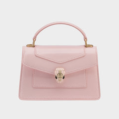 Bvlgari Women's Serpenti Forever Series Fashion Solid Color Mini Top Handle Bags Leather Bags #71971