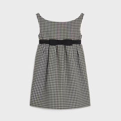 Celine Babydoll-style Dress Checkered Dress. Women's Spring/Summer Fashion Elegant Mini Tank Dresses Lady #195740