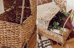 Rattan Stroller Basket