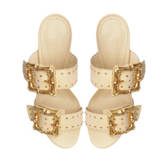 Enola Studs Leather Sandal