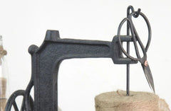 Cast Iron Twine Holder With Scissors