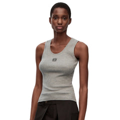 Loewe Women's Summer Solid Color Embroidered Logo Sleeveless Camisole Tank Top Vest (Please contact customer service for size selection) #76367