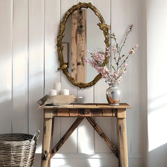 32 Inch Bird Dreams Ornate Oval Mirror