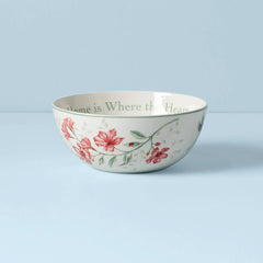 Butterfly Meadow "Home Is Where The Heart Is" Bowl