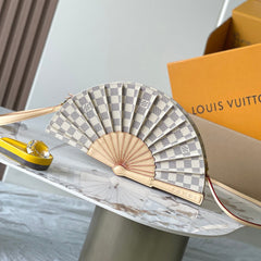 Louis Vuitton Lv Fan Handbag Canvas Men's Women's Summer Trendy Temperament Clutch Bag Bags #76856