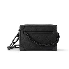 Louis Vuitton Mini Soft Trunk Men's Old Flower Cowhide Canvas Tote Shoulder Crossbody Bag Bags #75886