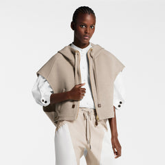 Louis Vuitton Women's Fall/Winter Fashion Casual Hooded Sleeveless Short Vest Jacket #78747