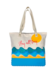 Bogg® Printed Canvas Tote - Slay All Day