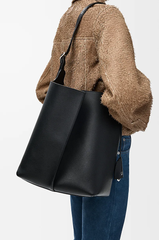 Loewe Medium Large Smooth Calfskin Bilbao Bucket Bag Stylish Minimalist Geometric Design Handbag And Crossbody Bags AWRAWRPX01 #197467