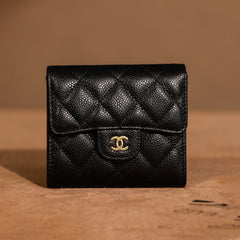 Chanel Women's Fashion Classic Leather Double C Logo Card Holder Bag Bags AP0231-Y01864-C3906 #79422