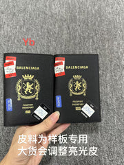 Balenciaga 26 Passport Holder (No Ticket) Genuine Leather Boarding Pass & Passport Case MINI Bag Bags #82777A