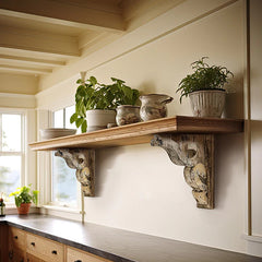 Large Weathered Wood Corbel