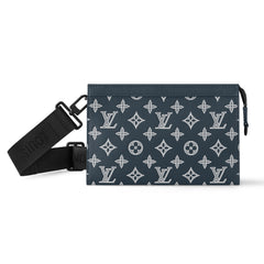 Louis Vuitton GASTON Classic printed men's and women's fashion Adjustable removable shoulder strap Zipper closure Coated canvas Shoulder bag Handbag Bags M14036 #78445