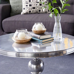 Wooden and Glass Cloche Candle Holders, Set of 2