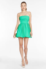 Oscar Attention Snatch Mini Dress Green