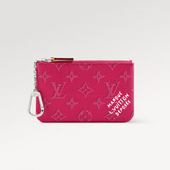 LOUIS VUITTON Monogram Heritage Canvas Chain Hook Zipper Mini Wallet Bag Bags Key Pouch M27109 #82258A