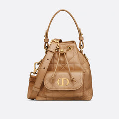 Dior Caro Women's Fashion Classic Solid Color Lambskin Cd Logo Mini Bucket Bag Shoulder Bag Crossbody Bag Bags S5250UNOZ_M030 #78351