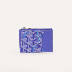 Goyard Four Seasons Color Collection Bourbon Zipped Card Holder Multicolored Fashionable Card Holders Card Pouches Wallets And Coin Purses Bag Bags #84312A