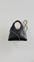 Chanel Small Calfskin And Gold-toned Metal Black Shopping Bag 2026 Haute Artisanat Collection V-shaped Tote Bag Bags AS6390 #197508