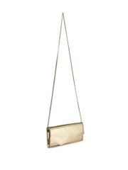 JIMMY CHOO Clutch Bag Mirror Finish Leather Magnetic Closure Detachable Chain Strap Versatile And Practical Bag Bags #197451