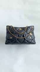 Chanel Women's Fashion Classic Solid Color Leather Diamond Quilted Chain Shoulder Bag/Tote Bag Bags AS5740-B22139-94305 #78912