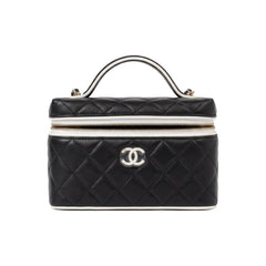 Chanel 26 New Arrival Black And White Panda Colour-block Lunch Bag Colour-block Make-up Bag Diamond-quilted Chain-strap Handbag Lady Bags AP5240 #84323A