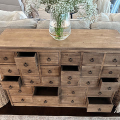 Victorian Workshop Wooden Chest of Drawers