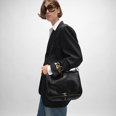 Celine Women's Soft Triomphe Besace Handbag Magnetic Snap Flap Bag Medium Shoulder Crossbody Bags 2026 New Style 123632t88.38no #195067