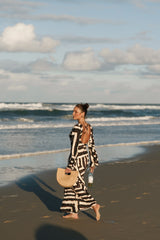 Azure Maxi Dress - Noria Print