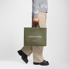 Louis Vuitton Shopper Tote MM Autres Cuirs Men Bags Fashionable Two-Tone Handbag Bag Trendy Casual Luxury Logo Print Clutch M24457 M13979 M13982 M26082 M15273 #82365A