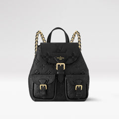 Louis Vuitton Dream Series Backpack Bag Black With Gradient Watercolour And Embossed Monogram Pattern Mini Backpack Bags #82965A