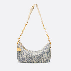 Dior Women's Diorstar Hobo With Chain Bag Star Logo Leather Tote Casual Solid Color Shoulder Bag Bags S3202UDFD_M925 #81262