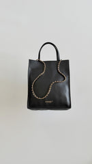 Chanel Small Shopping Bag In Calfskin With Gold-tone Hardware Black 2026 Haute Artisanat Collection Rectangular Briefcase Bags AS6452 #197509