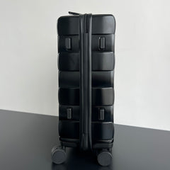 Bottega Veneta Odyssey Men's And Women's Locking Zipper Closure Polycarbonate Solid Color Luggage Trolley Case Bag #75332
