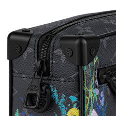 Louis Vuitton Mini SOFT TRUNK Men's And Women's Classic Vintage Floral Print Zipper Clutch Bag Shoulder Bag Chain Bag Crossbody Bag Bags M69072 #79151