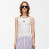 Loewe Women's Summer Solid Color Embroidered Logo Sleeveless Camisole Tank Top Vest #75548