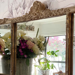 Georgian Mantel Antique Inspired Gold Mirror