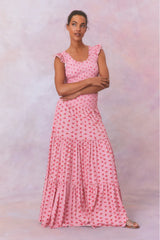 Phia Floral Printed Smocked Maxi Skirt