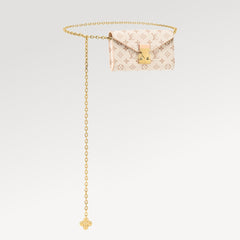 Louis Vuitton Pouch Metis Women's Belt Gold Chain Denim Storage Pouch 2026 Spring/summer New Arrival Monogram Square Waist Bag Bags Bag Bags M4622Z #84221A